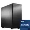 WS IXW-C6210 Intel Xeon W-Series Workstation Chassis Front Left Intel Logo