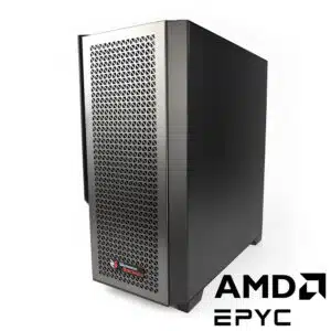 WS AE AMD Epyc Workstation Front Right 4 Logo