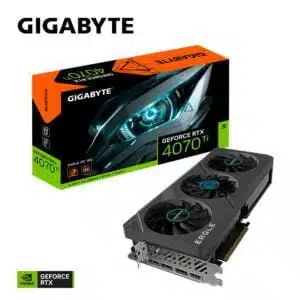 Gigabyte GeForce RTX 4070 Ti Eagle OC 12G Card Box NVIDIA Logo Gigabyte Logo