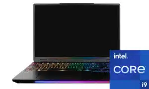 15.3" WS-M ICT-T Mobile Workstation, Intel Core i9-14900HX, NVIDIA GeForce RTX 4070 Front With Intel Logo