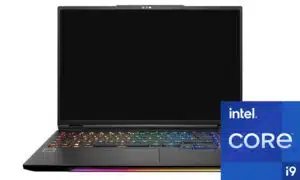 16" WS-M ICT-T Mobile Workstation, Intel Core i9-14900HX, NVIDIA GeForce RTX 4090 Front With Intel Logo